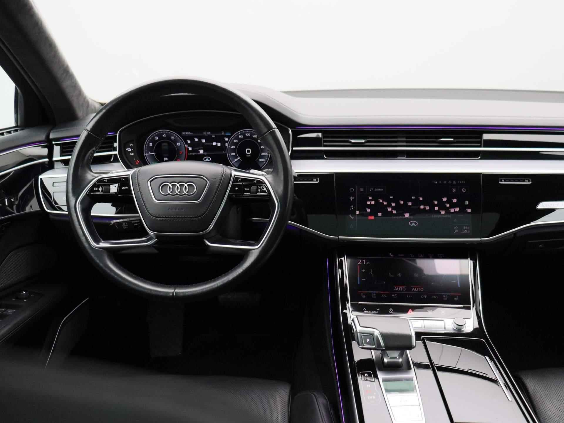 Audi A8 60 TFSI e quattro Pro Line Plus | SOFT CLOSE | BANG & OLUFSON | PANORAMADAK | SFEERVERLICHTING | STOELMASSAGE | STOELVERWARMING | | VIRTUAL COCKPIT | - 7/55