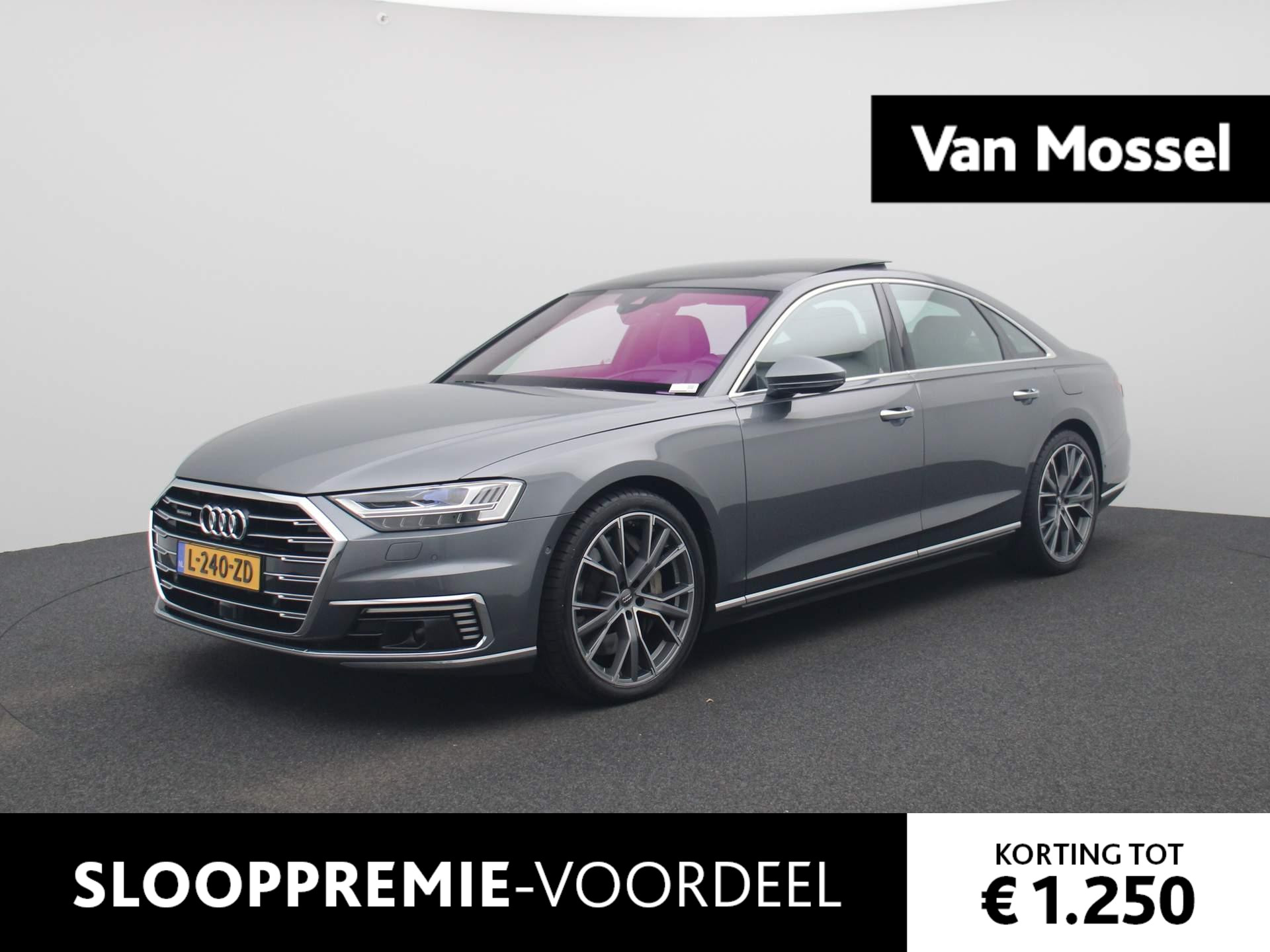 Audi A8 60 TFSI e quattro Pro Line Plus | SOFT CLOSE | BANG & OLUFSON | PANORAMADAK | SFEERVERLICHTING | STOELMASSAGE | STOELVERWARMING | | VIRTUAL COCKPIT |