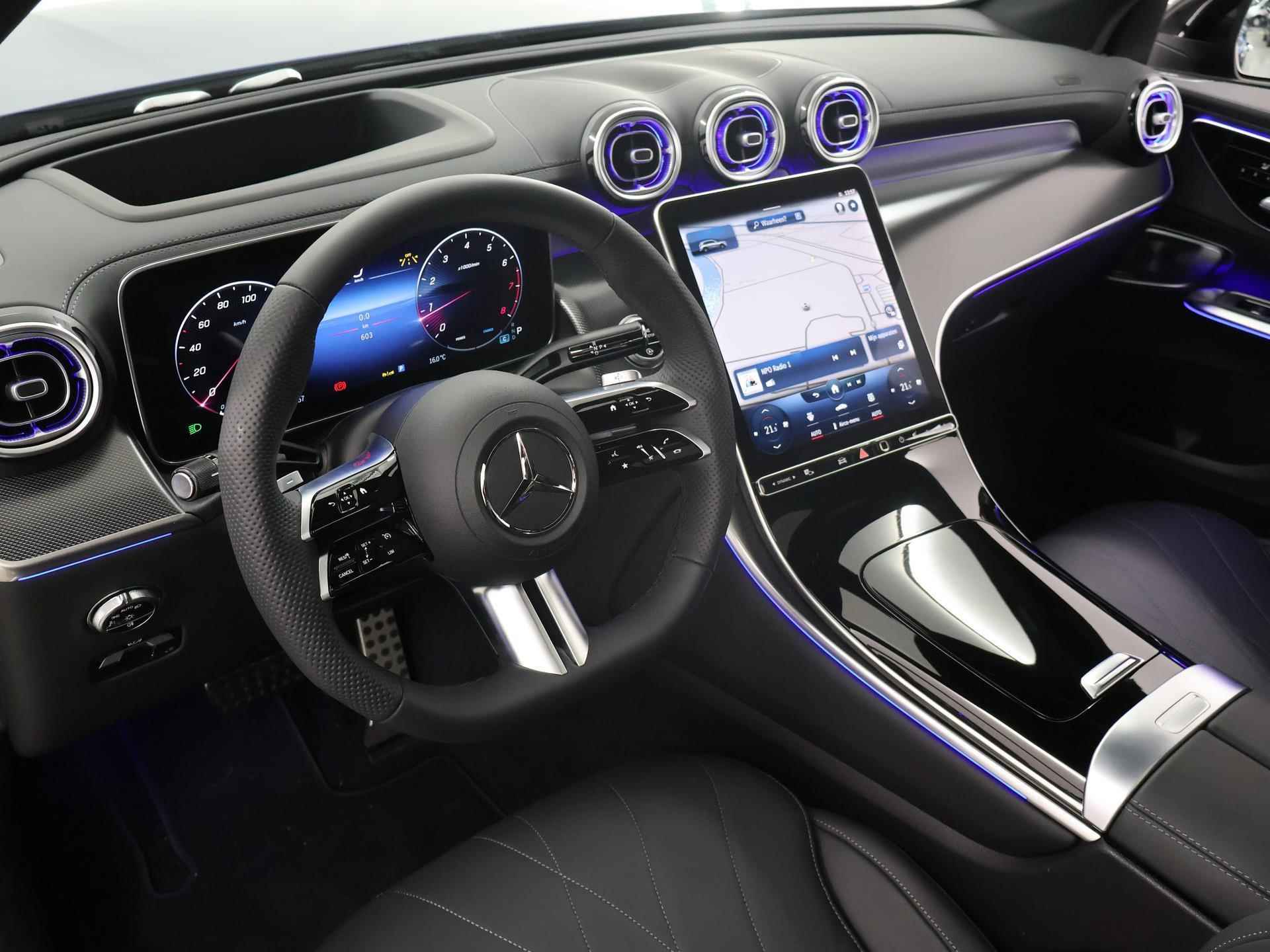 Mercedes-Benz GLC-klasse 200 4MATIC AMG NIGHT Premium Plus | Panorama-schuifdak | Head-Up Display | Burmester 3D | Stoelgeheugen | Apple Carplay | Trekhaak | Keyless Entry | Nappaleder | - 8/53