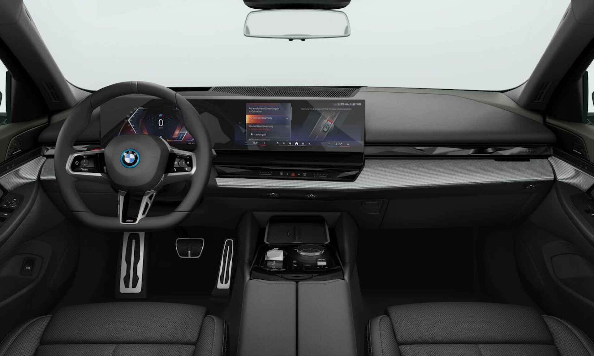 BMW i5 Touring eDrive40 | M-Sport Pro | 21'' | Panorama. | Park. + Drive Prof. | Stoelvent. | Harman/Kardon | Stuurverw. + Stoelverw. voor/achter | Trekhaak | Head-Up | Getint glas | Comfortstoel. - 3/4