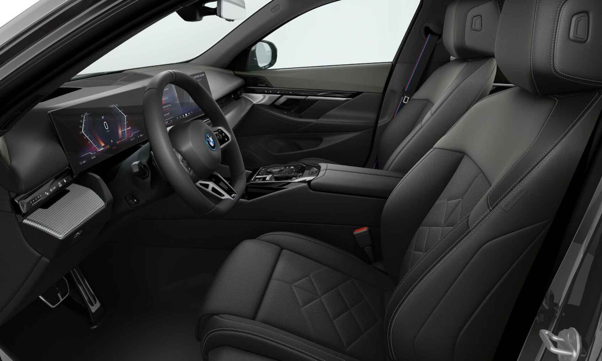 BMW i5 Touring eDrive40 | M-Sport Pro | 21'' | Panorama. | Park. + Drive Prof. | Stoelvent. | Harman/Kardon | Stuurverw. + Stoelverw. voor/achter | Trekhaak | Head-Up | Getint glas | Comfortstoel. - 4/4