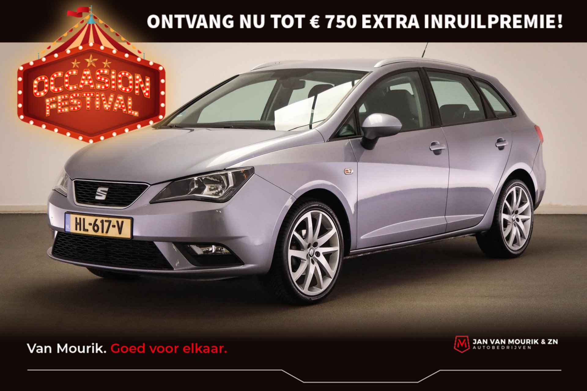 SEAT Ibiza ST 1.0 EcoTSI Style Connect | AIRCO | CRUISE | NAVI | FULL LINK | PDC | TREKHAAK | 17" - 1/53