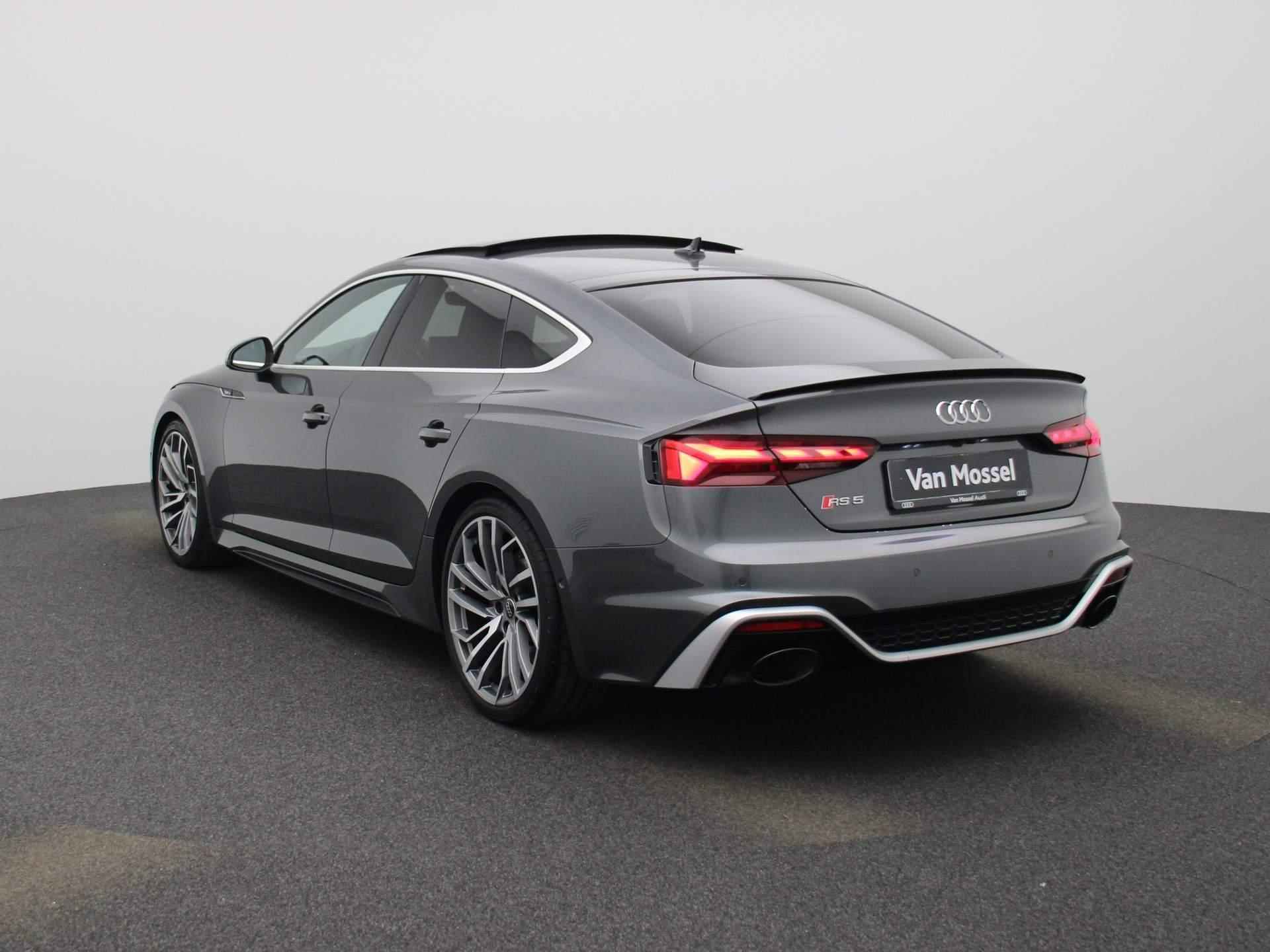 Audi RS5 Sportback 2.9 TFSI quattro 450 PK | RS-sportuitlaatsysteem | RS-dynamiekpakket | RS-sportonderstel plus DRC | 360 Camera | Panoramadak | Adaptive Cruise Control | Stoelverwarming | Virtual Cockpit | Laser LED Matrix | Lichtmetalen velgen | Privacy glass | - 3/58