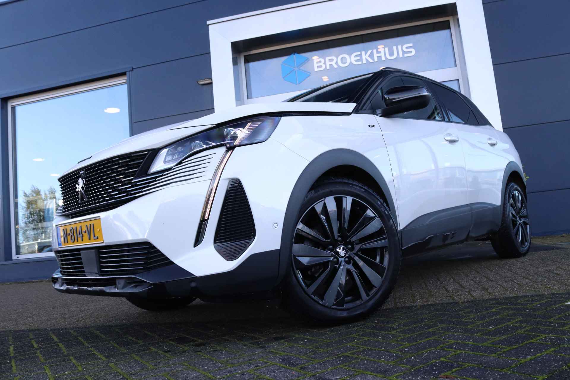 Peugeot 3008 1.2 PureTech GT | Blackpack | Schuif/kantel dak | 360 Camera | Alcantara | Massage | ACC | Elektr. klep - 7/55