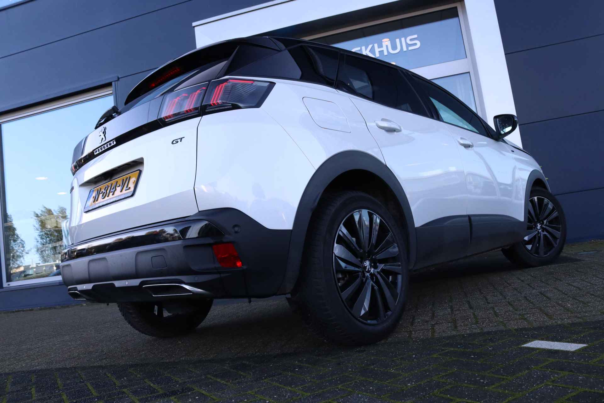 Peugeot 3008 1.2 PureTech GT | Blackpack | Schuif/kantel dak | 360 Camera | Alcantara | Massage | ACC | Elektr. klep - 17/55