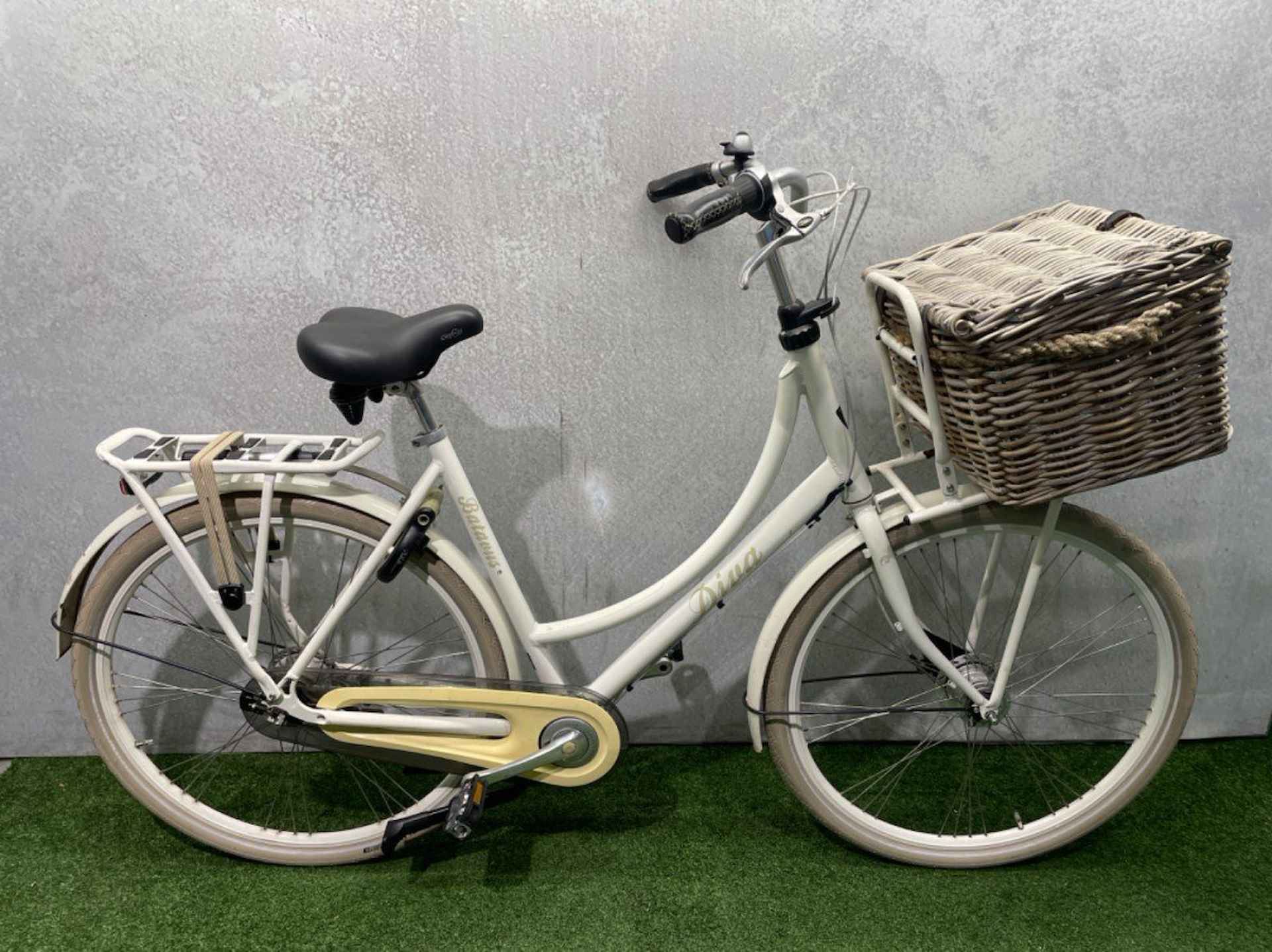 Batavus Diva (Technisch in orde) Dames Creme 57cm - 1/3