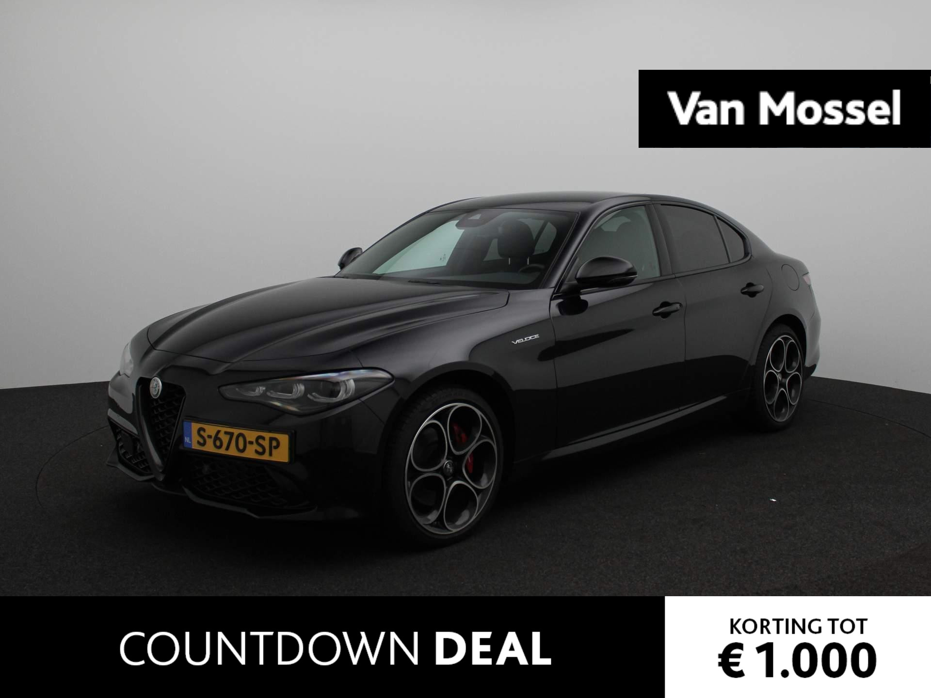 Alfa Romeo Giulia Q4 2.0T 280pk AWD Veloce | Digital Cockpit | 19'' Velgen | Leder | Stoel + Stuurverwarming | Harman Kardon | Camera |