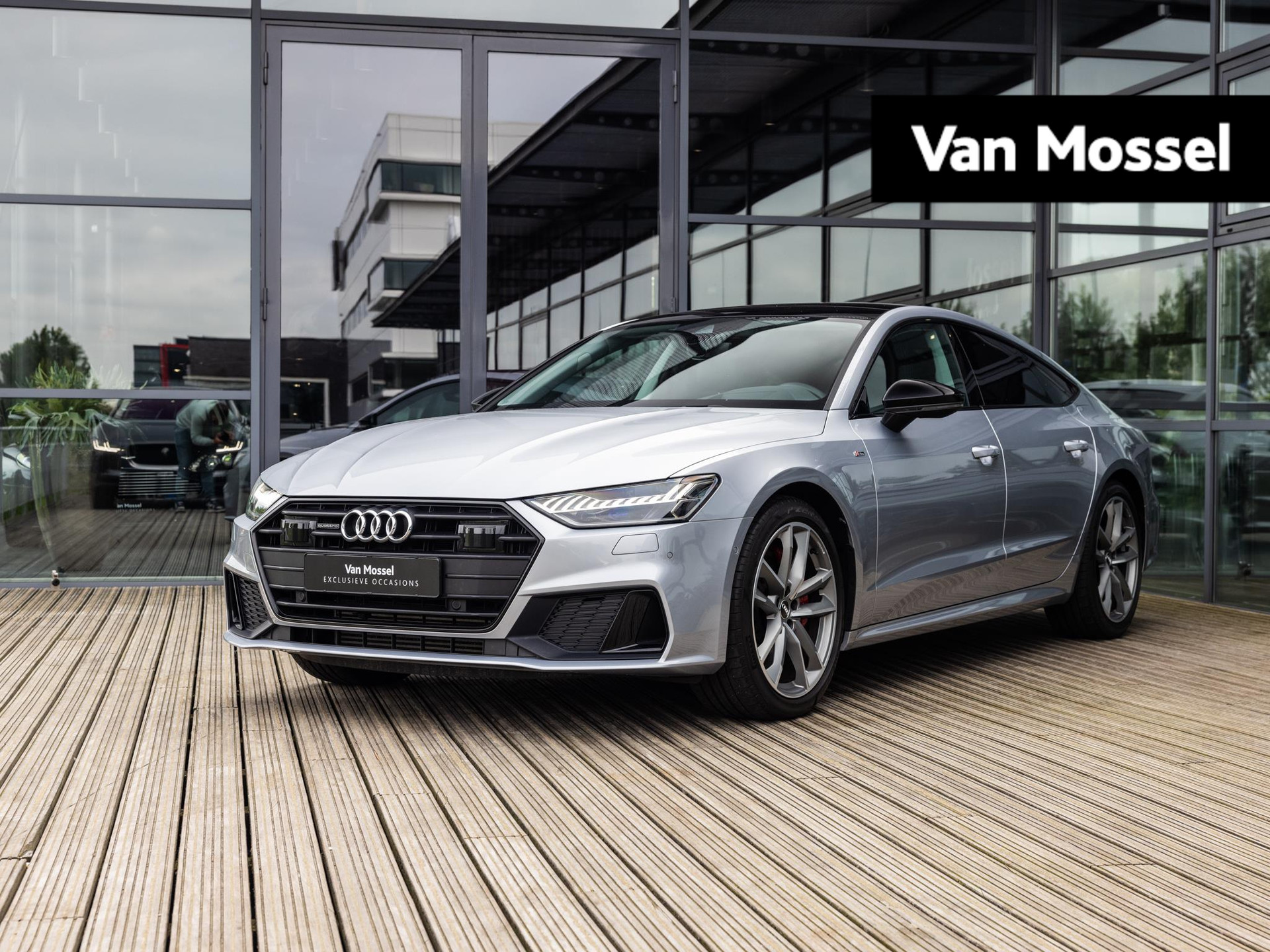 Audi A7 Sportback 55 TFSI e quattro Pro Line S | PANORAMADAK | HEAD UP DISPLAY | BANG&OLUFSEN | MASSAGE STOELEN | ADAPTIEF DEMPING | ADAPTIEVE CRUISE CONTROL | STOELVENTILATIE |