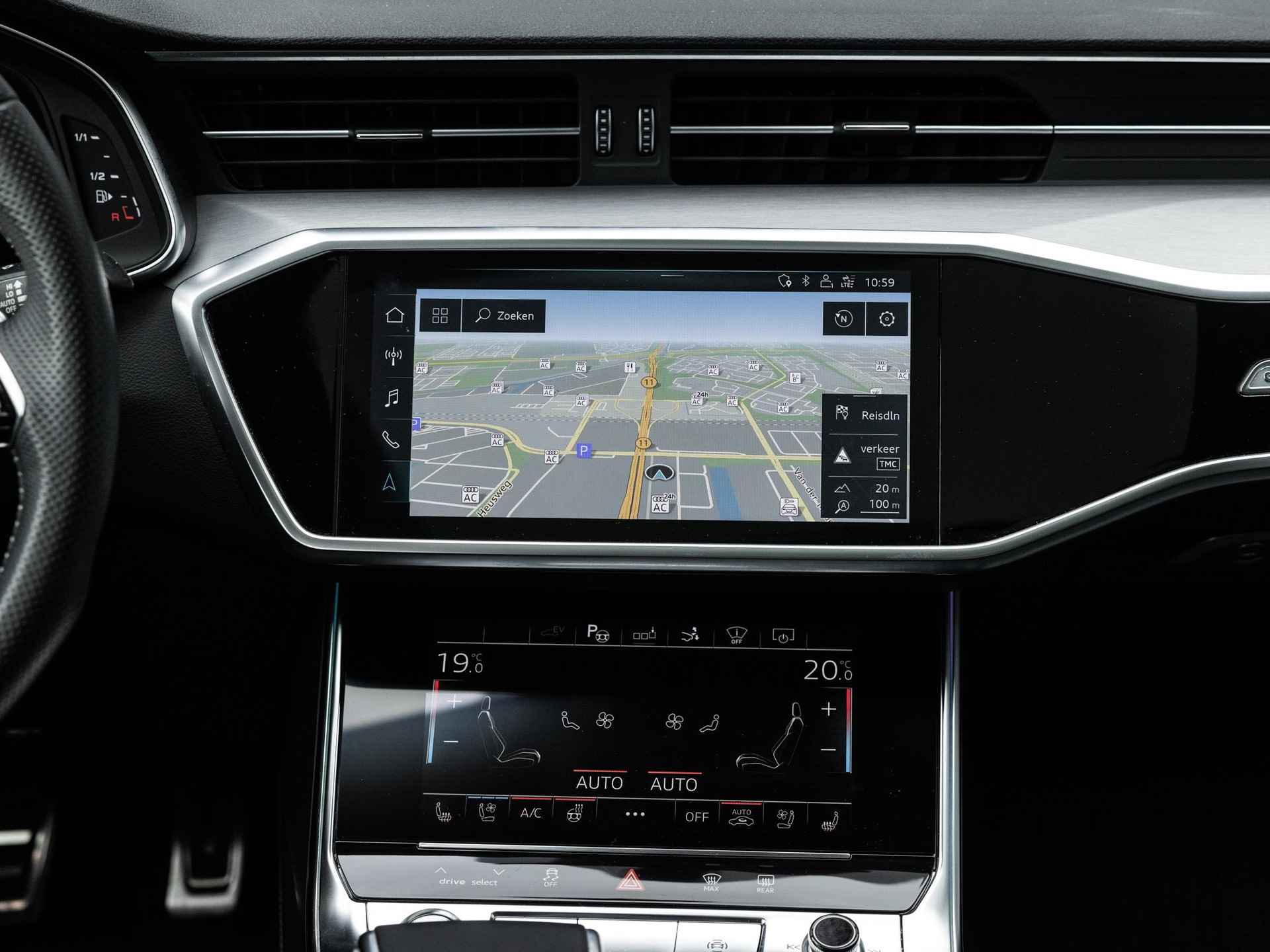 Audi A7 Sportback 55 TFSI e quattro Pro Line S | PANORAMADAK | HEAD UP DISPLAY | BANG&OLUFSEN | MASSAGE STOELEN | ADAPTIEF DEMPING | ADAPTIEVE CRUISE CONTROL | STOELVENTILATIE | - 21/45